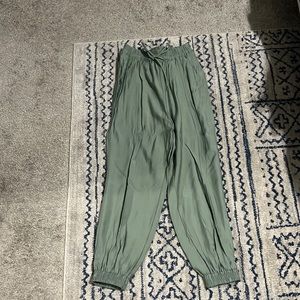 Green pants